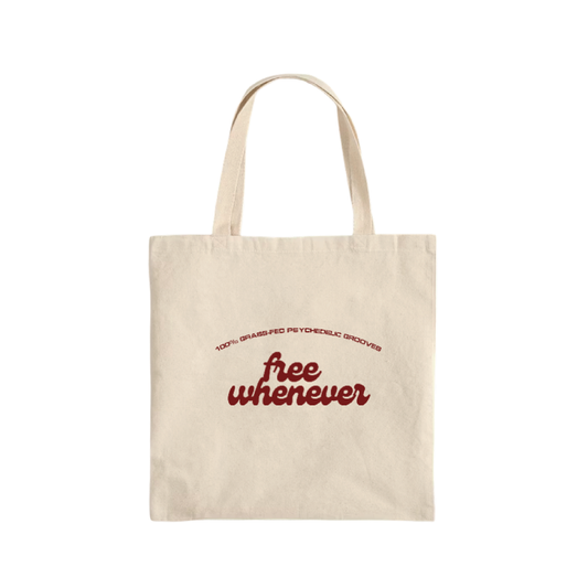 100% Grass-Fed Psychedelic Grooves Tote Bag